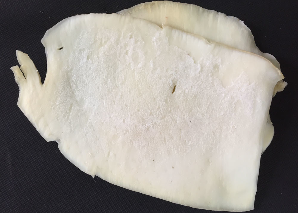 Seasoned Dried Squid Fillets White Color Little Additives Good Moisture