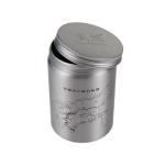 50ml To 2L Metal Empty Coffee Tin Packaging Hinged Aluminum Tin Canister For