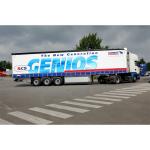 Pantone Color Lorry PVC Tarpaulin Side Curtain 12.2mx2.2m