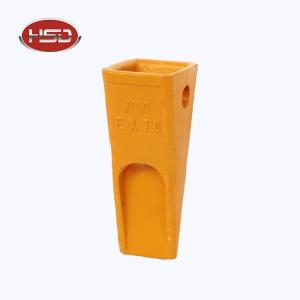 China EX70 Excavator Alloy Steel Flat Head Mine Bucket Teeth Seat Holder Adapter factory