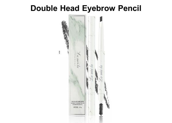 Natural Looking Eyebrow Pencil , Double Head Makeup Eyebrow Pencil Smooth