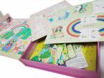 Giant 20pcs Paper Jigsaw Puzzle Pop Out Rainbow Fairy Floor Puzzle