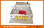 Indoor 4 Port FTTH Fiber Termination Box, 4 Cores ST Fiber Optic Splice Box Cold