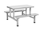 Random Pattern Stainless Steel Dining Table And Chairs Any Size Available