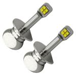 Universal H1 LED Fog Light Bulbs 4 X 10W 750LM 3030 SMD Chip Long Service Life