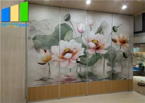China Temporary Office Division Conference Room Folding Movable Partition Walls factory