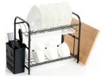 Wrought Iron Telescopic Tabletop Kitchen Storage Holder Multi Layer
