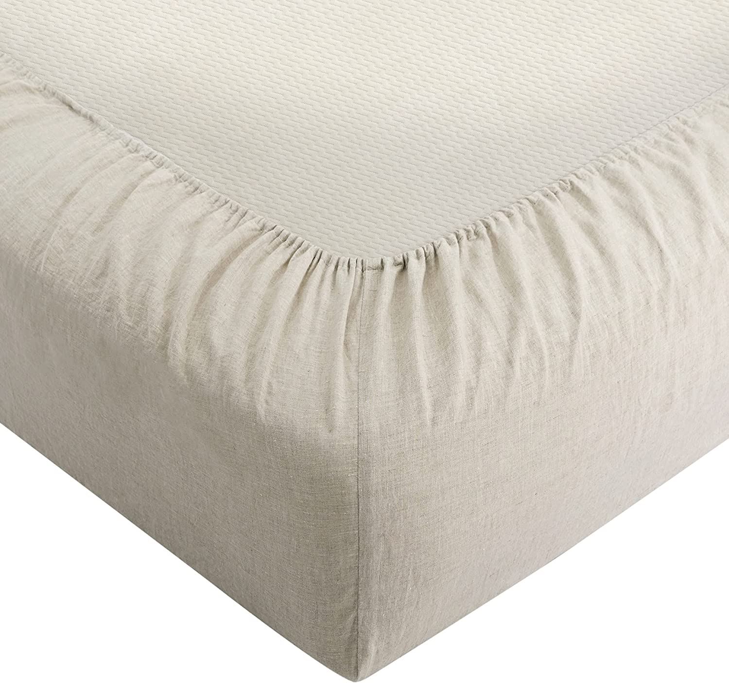 Queen Size Stone Washed French Linens Bedding Set of 4 100% Pure Flax Linen Europe Style