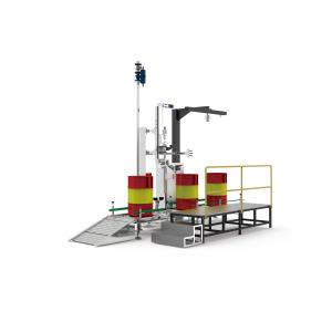 200L-1000L Barrel Filling Pesticide Filling Machine with Multiple Azimuth