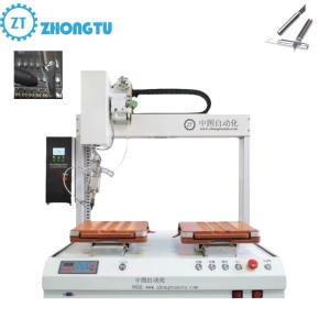 China 4-Axis PCB Circuit Board Soldering Robot Machine with Dual Working Stations on sale China 4-Axis PCB Circuit Board Soldering Robot Machine with Dual Working Stations on sale