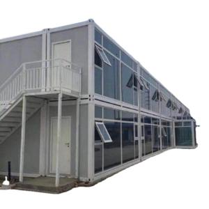 China 2023 CFI Plastic Steel Sliding Window Light Steel Modular Container House for Office factory