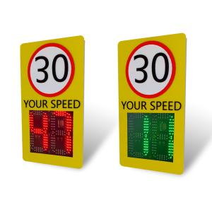 China Traffic Sign Reflective Highway Solar Electric Warning Speed Radar Limited factory