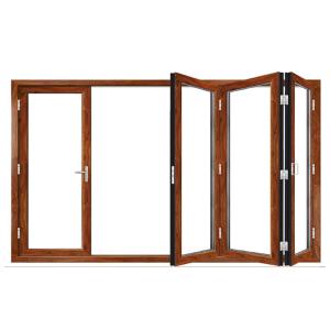China EPDM Waterproof Folding Window Doors Exterior Balcony factory