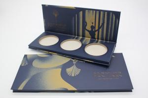 China Paper Empty Small Magnetic Makeup Palette Laminated With Sleeve factory