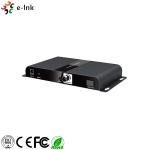 3G / HD-SDI CCTV Fiber Optic Converter Extender Metal Case With IR Remote