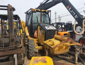 China Used Origin Brazil Caterpillar Timber Loader 416e for Wood Work, Cat Grab Pipe Loader Clip Backhoe Loader on Promotion factory