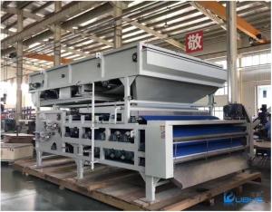 China Heavy Duty Belt Filter Press Thickening Stainless Steel Sludge Dewatering Machine factory