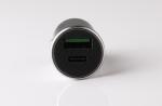 Mini Fast car charger QC PD car charger USB TYPE C Case Aaluminum alloy