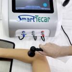 White Chiropractic Spine Pain Tecar Diathermy Therapy Machine For Chronic Pain