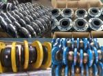 DN500 Flanged Connector Coupling Pipeline Single Ball Bellows Compensator EPDM