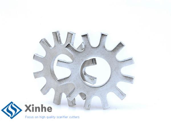 Concrete Scarifier Accessories 6 PT TCT Scarifier Cutter Blades For Road Marking