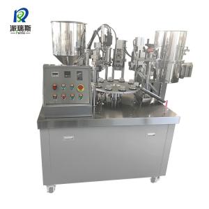 China Soft 100 To 1000ml Tube Filling Sealing Machine Cream Shampoo factory