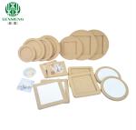 Personalized Round Cork Placemats Trivets Antiskid Good Resilience