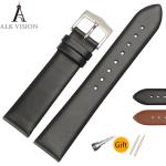 ALKVISION Ultra-thin watch strap 2018 New watchbands genuine leather strap watch