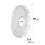Custom Tin Accessories 0.30mm Metal Lug Lids With PVC Spouts Auto Stamping