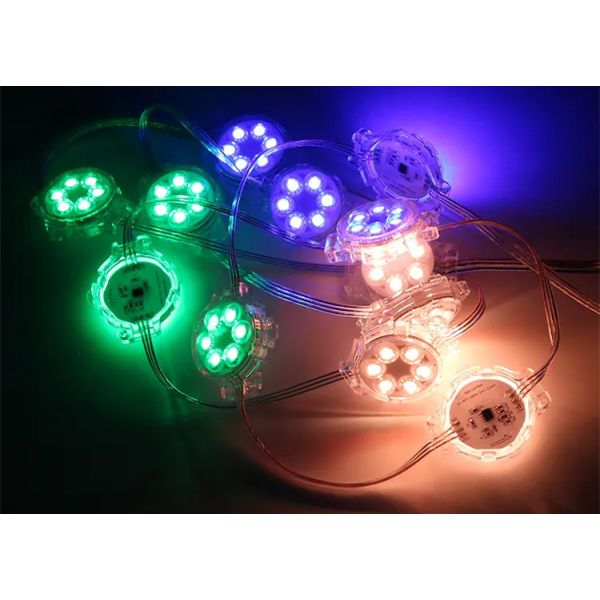 China 40mm Rgb Rgbw Permanent Christmas Track Lights IP68 Holiday Lighting Pixel Modules Point Light factory