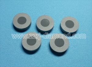 China SP7040 Tungsten Carbide Supported Round Diamond/ PCD Wire Drawing Die Blanks factory