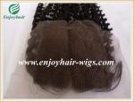 Lace top closure 4''x4'' ,malaysian virgin hair natural color curly 10''-24'