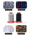 Kangfa 150D/3 Antistatic Silver Conductive Thread for Sewing Shoes and 100%