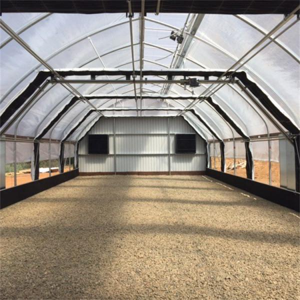 US Market Automated Shading Light Deprivation Greenhouse Galvanzied Single Span