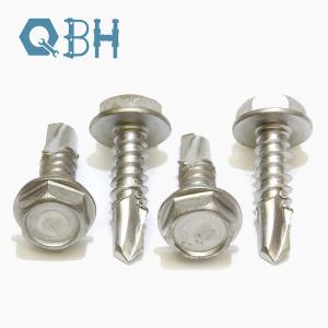 China DIN7504K Hex Head Drilling Screws With EPDM Washer factory