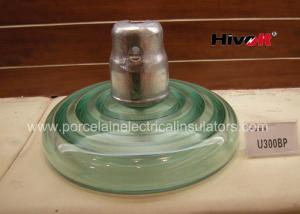 China High Voltage Glass Insulators , Cap And Pin Power Line Glass Insulators U300BP factory