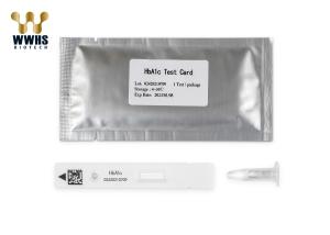 China HbA1c Rapid Test Diagnostic Kit Cassette High Accuracy 25T factory