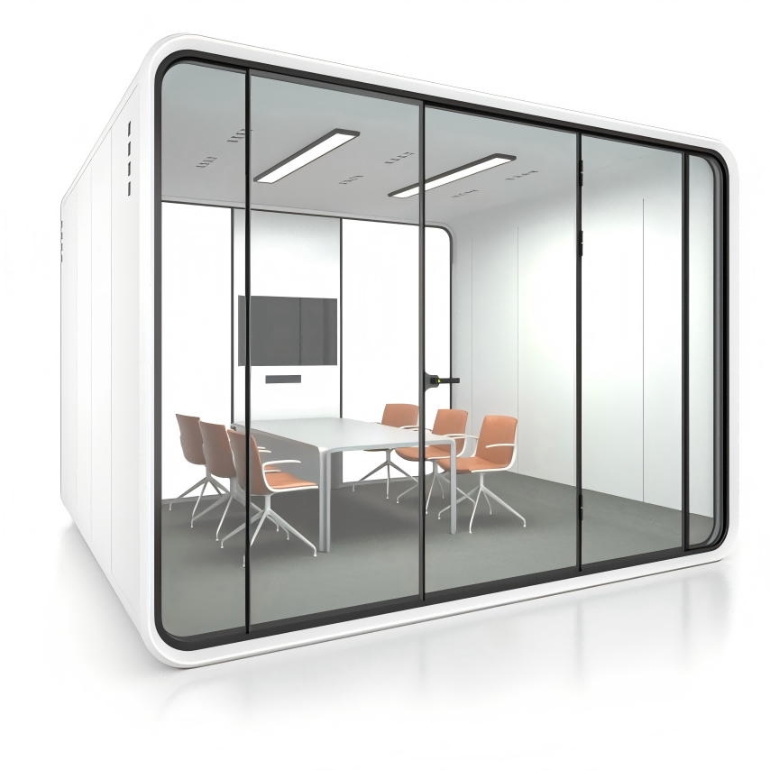 China XXL+ Size Multiple People Acoustics Soundproof Meeting Pods factory