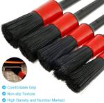 Polypropylene Car Detailing Cleaning Interior Brush 8pcs Set