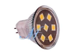 China 10-30VDC 1.5W MR11 7 SMD5050 LED Lamp Bulb, LED Spotlight, Cabinet Light, LED Backlight factory