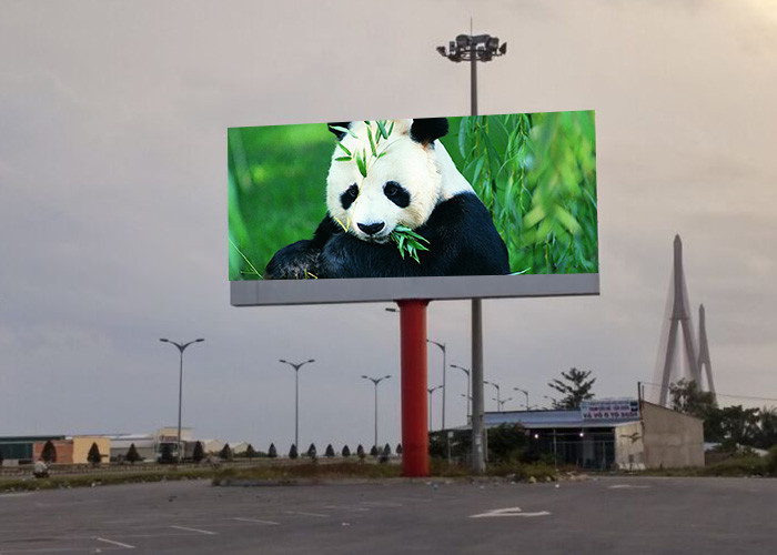 1R1G1B Smd Outdoor LED Displays Single Pillar Type SMD3535
