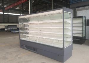 China Supermarket Beverage Open Display Fridge R290 With Plug In Embraco Compressor factory