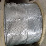 GB Standard 6*12 7FC 300m Coil Galvanized Steel Wire Rope for Bunding 5mm