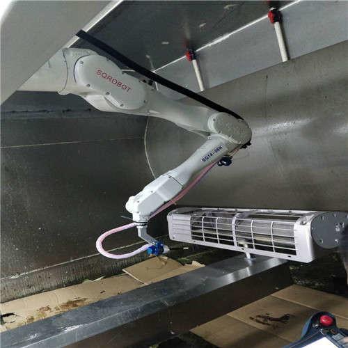 China Automatic 5 Axis Spray Painting Robot 1500mm Coating Spray Gun Type factory