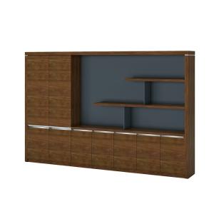 China 3400*400*2200mm Office Bookcase Cabinet With V Shaped Handle​ factory