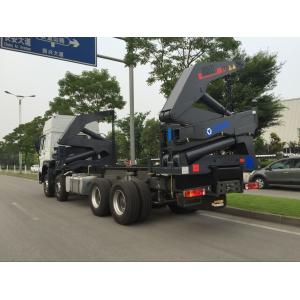 20ft Truck Mounted Crane Side Loader Sidelifter , Container Self Loading