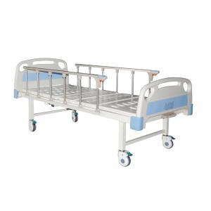 China Cheap ABS Manual Single-Crank Hospital Bed Nursing Care Bed Silent factory