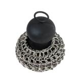 Skillet Pan Cast Iron Scrubber Dish Brush With Silicone Handle