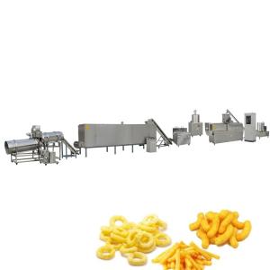 China 150kg/h 250kg/h Corn Puff Production Line Twin Screw Snack Extruder Machine factory