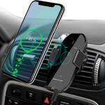 Wireless Car Charger Mount, 10W/7.5W Fast Charging, Adjustable Gravity Air Vent